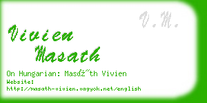 vivien masath business card